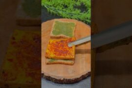 Spicy Paneer Sandwich Recipe #paneersandwich #recipe #shorts