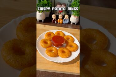 Crispy potato rings recipe #shorts #recipe #potato #snacks #viral #trending #shortsfeed #shortvideo