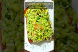 Amazing Creamy Avocado Toast #youtubeshorts #shorts #viral #avocadotoast #weightloss #healthyrecipes