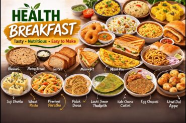 Healthy Breakfast Recipes | 20 Simple Indian Nashta | Daily Morning Nashta Ideas