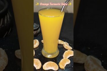 Orange Turmeric Juice #shorts #orange #turmeric #recipe #juice #cooking #healthy #health#orangejuice