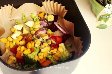 Baked vegetable salad | healthy weight loss recipe