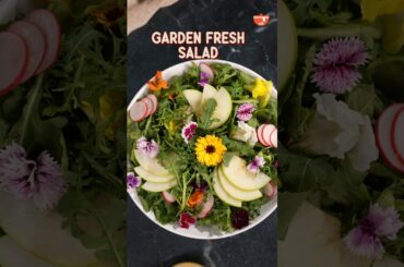 Garden Fresh Salad | Healthy Spring Recipe #shorts