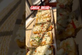 Garlic bread in a different way #viral #shortsfeed #food #shorts