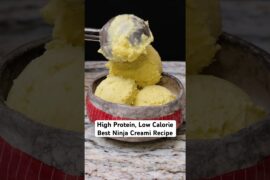 High Protein, Low Calorie Iranian Saffron Ice Cream in the Ninja Creami #ninjacreami #icecream #keto