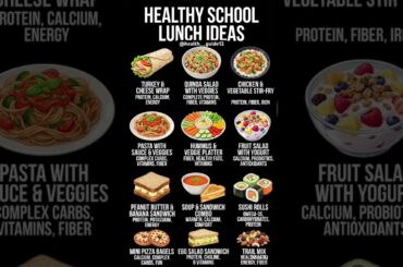 Healthy School Lunch Ideas
