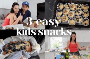 3 Super Easy & Healthy Snacks My Toddlers (& me) Love! Balls, Muffins & Banana Berry Bread.