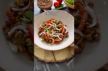 High Protein Chana Chat for Iftar #shorts #youtubeshorts #highprotein  #viral #trending #iftar #food