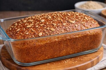 No flour needed! Healthy bread made from simple ingredients! Very tasty and healthy.