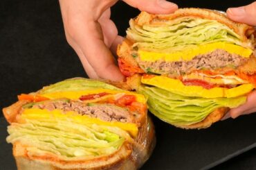 Champion's Breakfast! You've never had such such delicious, filling, and healthy sandwiches before!