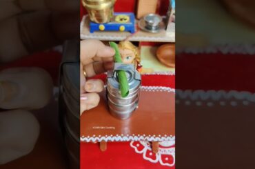 Reverse Mini lunch box packing#mini #miniature#dollhouse#southindiandishes#viral #trending