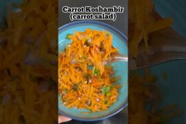 Quick Carrot Koshambir/Salad | Healthy Salad Recipe | Simple Salad Recipes #food #foodforfoodies