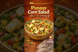 Healthy Paneer Corn Salad | Quick Tasty Salad in 5 Minutes #shorts #food #cooking #salad #healthy