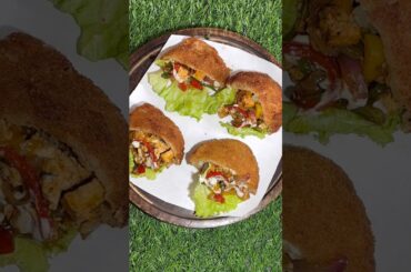 Paneer Stuffed Bread Pocket - Crispy and Flavourful - Evening Snack Recipe #healthy #food #snacks