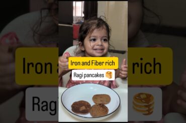 Healthy Chocolate Banana Egg Pancake for Kids | No Maida No Sugar #ytshorts #kidsfriendlyfood #viral