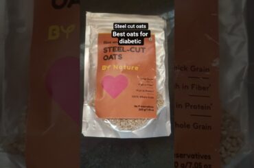 Diabetes Friendly Steel Cut Oats Recipe | Healthy Breakfast Best Oats for Diabetics | shorts