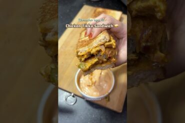 Chicken Tikka Sandwich/chicken sandwich/healthy chicken sandwich #shorts #viralshorts #trending