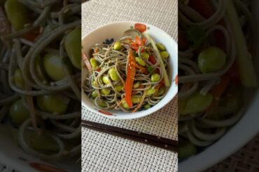 Soba Noodle Salad Recipe #cooking #japanesefood #recipe #food