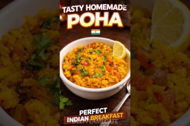 Tasty Poha Recipe | Perfect Indian Breakfast | Easy Poha Recipe at Home