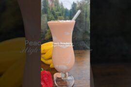 4- Ingridient High Protein strawberry smoothie #healthysmoothie #smoothie #recipe #foryou #food