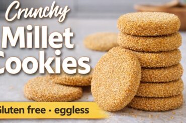 Healthy Tea-Time Cookies | Millet Cookies recipe | easy cooking with das