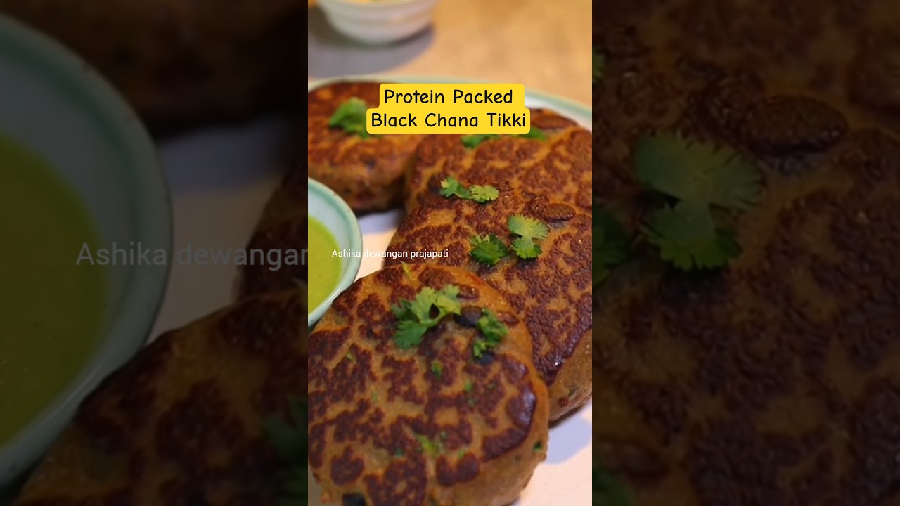 Protein Black Chana Tikki #blackchanatikki #chanatikki #tikkirecipe #foodshorts #viral #short Protein Black Chana Tikki #blackchanatikki #chanatikki #tikkirecipe #foodshorts #viral #short