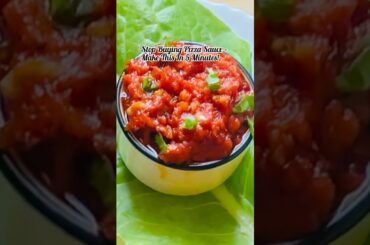 Quick Homemade Pizza Sauce | Easy Italian Style Sauce #shorts #food #ytshorts