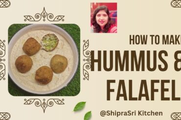 Easy & Tasty Hummus and Falafel at Home | High Protein Middle Eastern Recipe