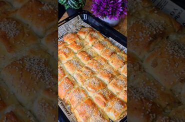 easy chicken bread creamy cheese chicken filling #shorts #shaheensyed #food #ramadan #iftar #bread