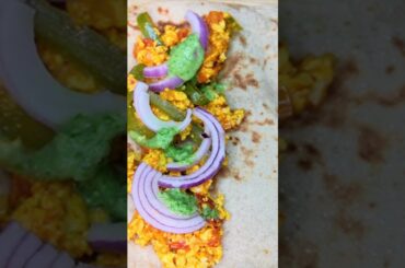 Healthy Paneer Wrap  #food #dinner  #recipe #cooking #foodie #indianfoodmadeeasy #pizza #breakfast