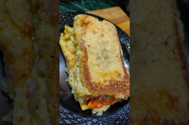 Eggs Recipe|One Pan Egg Toast #shorts #short #food #trending #shortsfeed #viral #recipe #healthy