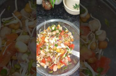Dr.Subhash Goyal's Favourite Sprouts Salad #shorts #salad #viral #shortvideo #chanachaat