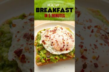 5-Minute Masala Avocado Egg Toast #breakfast #healthy #shorts #indian