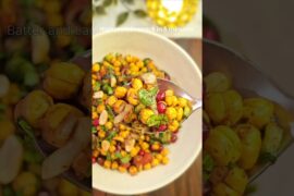 Roasted Chana Chaat | High Protein Healthy Evening Snack#shorts #snacks #highprotein #chana #chaat