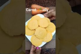 Testy and Delicious Carrot Idly must try #shorts #recipe  #trending #indianfood