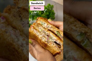 Healthy Hung Curd Sandwich | Sandwich series | Episode 1 #Shorts #hungcurdsandwich #trendingshorts