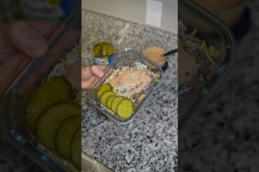 Animal Style Burger Bowls High Protein Meal Prep Recipe #shorts