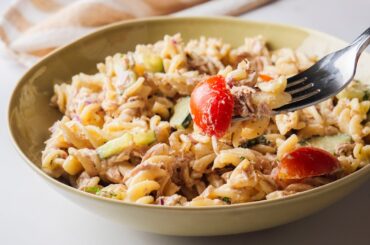 Healthy Tuna Pasta Salad Recipe | Light, Creamy and Perfect for Any Meal