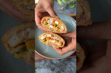 Not your regular wrap #shorts #healthyrecipe #paneerrecipe