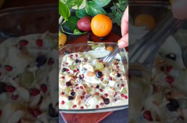 Healthy fruit custard without custard powder #calcium #antiaging #antioxidants #SonalisCrazyCravings
