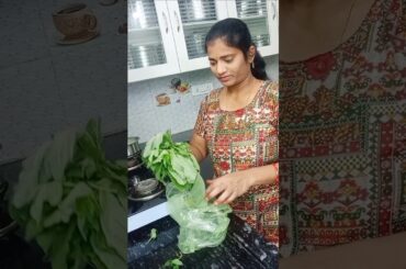 Healthy Thotakura Rice in 5 Minutes | Amaranth Leaves Rice Recipe | Easy Lunch Box Recipe #shorts