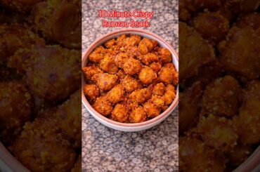 10 Minute Crispy Soya Popcorn l Protein-Rich Evening Snack Easy Veg Recipe # Shorts #IftarSnacks