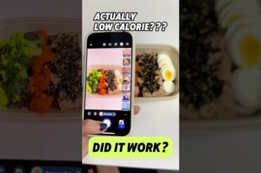 Is this "healthy meal" actually low calorie??? #loseweight  #foodai  #healthapp #calories