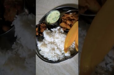 spl meals....! #foodies #healthy #food #lunch #rice #mango #cooking #recipe #@ushaboominathan