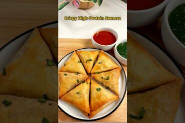 Crispy High-Protein Samosa | Air Fryer Recipe | Healthy Quick Bites Ep.5