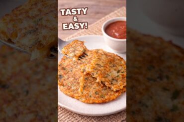 5 Minute Suji Chilla Recipe | Quick & Crispy Breakfast #shortsvideo