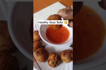 5 Minute Healthy Soya Balls | Easy Snack Recipe/#shorts #cooking #ytshorts #recipe #soyabean
