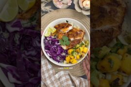 High Protein Fish Rice Bowl | Easy Healthy Lunch & Dinner Recipe