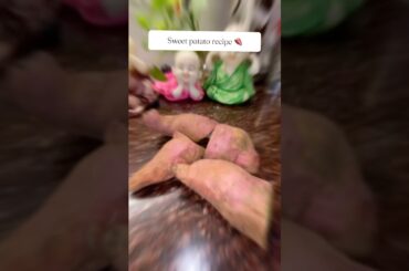Sweet patato chat | Simple & tasty #food #kitchen #recipe #healthy #instantrecipe