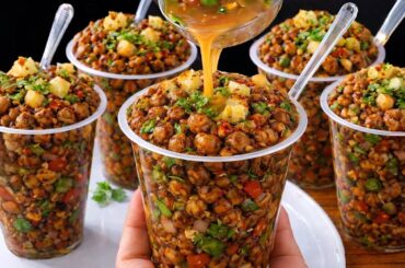 New Style Kala Chana Chaat | Healthy Breakfast Recipes | Healthy Breakfast Ideas | Chana Chaat